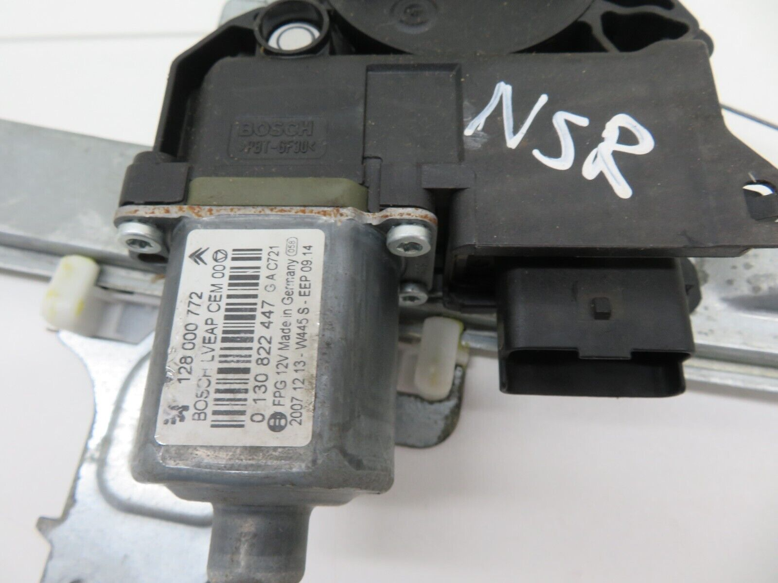CITROEN C5 X7 NSR LEFT REAR WINDOW REGULATOR MOTOR 128000772 2008-2015 1528