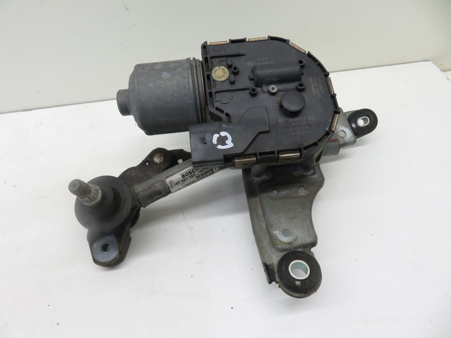 FORD S-MAX OS DRIVER FRONT WIPER MOTOR 6M21-17504-DB 2006-2014 2121-13