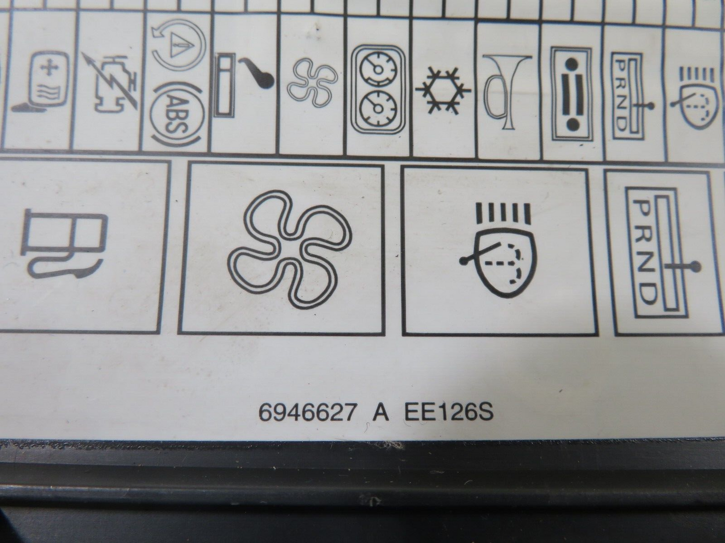 BMW MINI COOPER R50 R53 FOOTWELL FUSE BOX COVER 6946627 2004-2006 1927-19