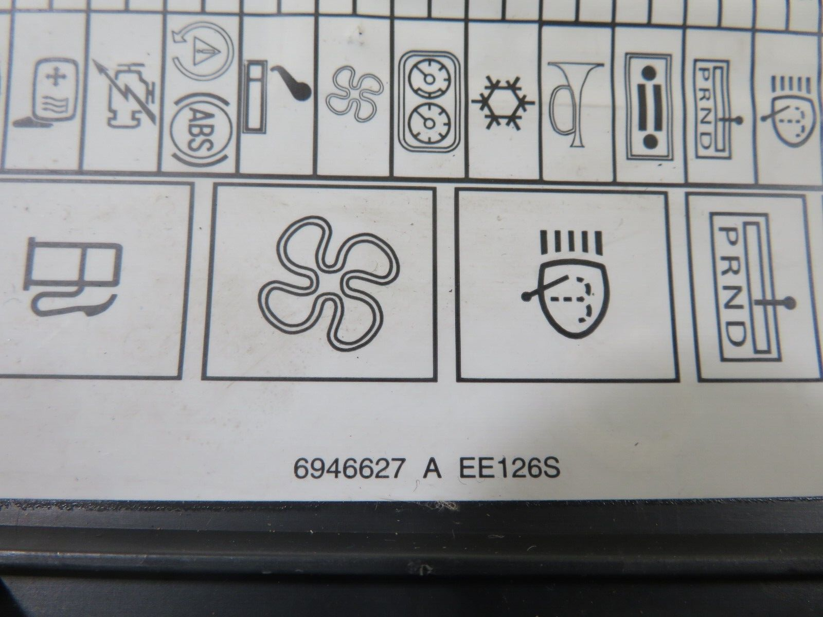 BMW MINI COOPER R50 R53 FOOTWELL FUSE BOX COVER 6946627 2004-2006 1927-19