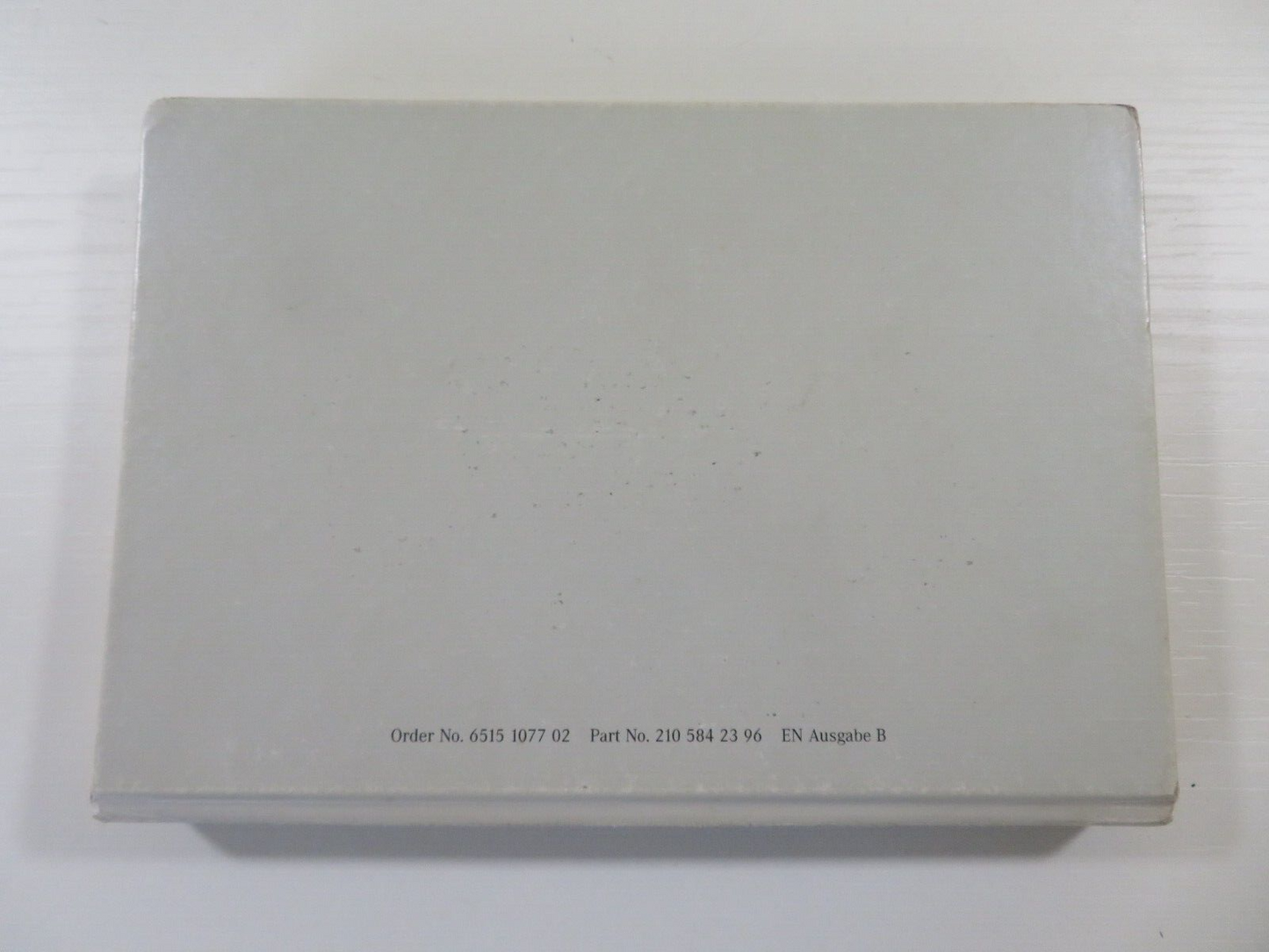 MERCEDES E CLASS W210 OWNERS MANUAL HANDBOOK WITH FOLDER 1999-2002 1409-8