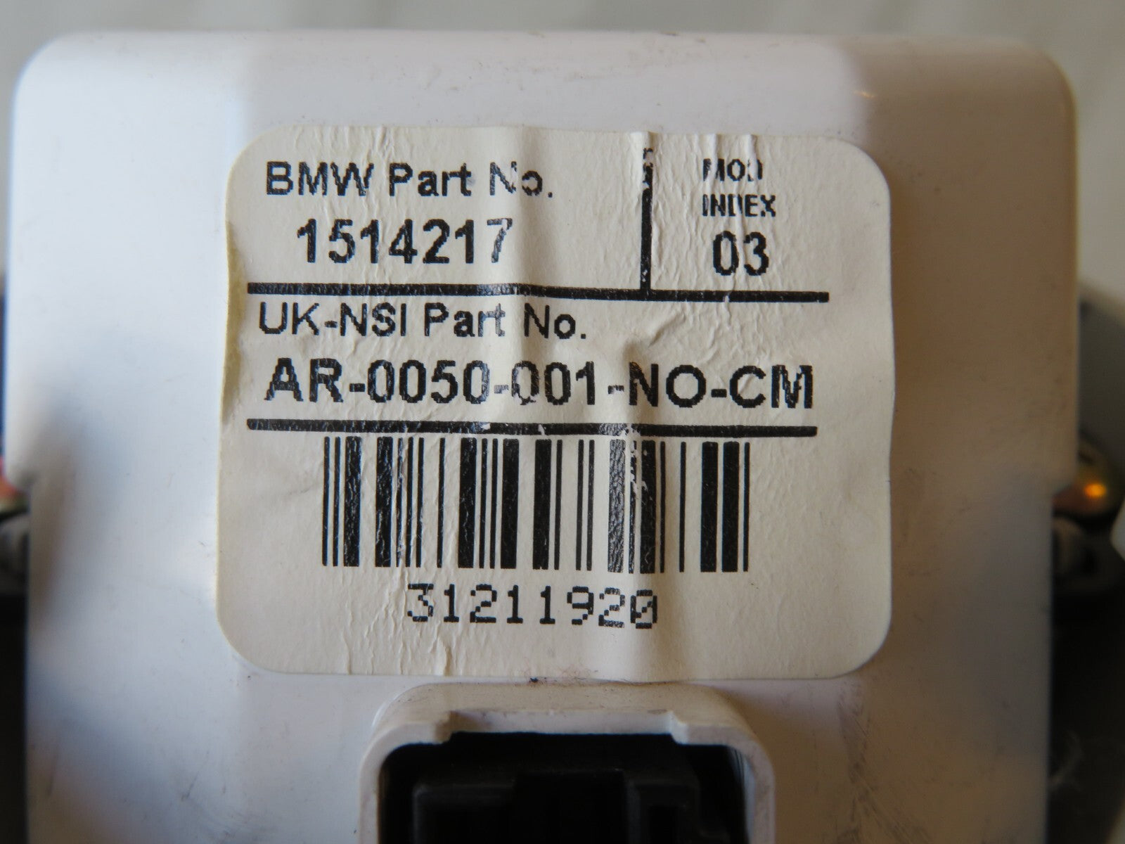 BMW MINI ONE INTERIOR CLOCK 1514217 2001-2005 A35