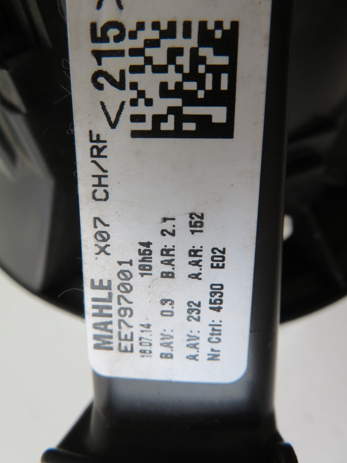 RENAULT TWINGO HEATER BLOWER MOTOR EE797001 2014-2017 AMS1558