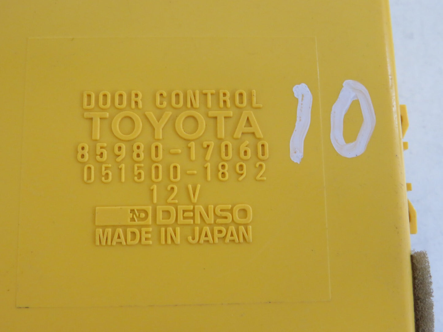 TOYOTA MR2 MK2 SW20 DOOR CONTROL MODULE RELAY 85980-17060 AM1206-10