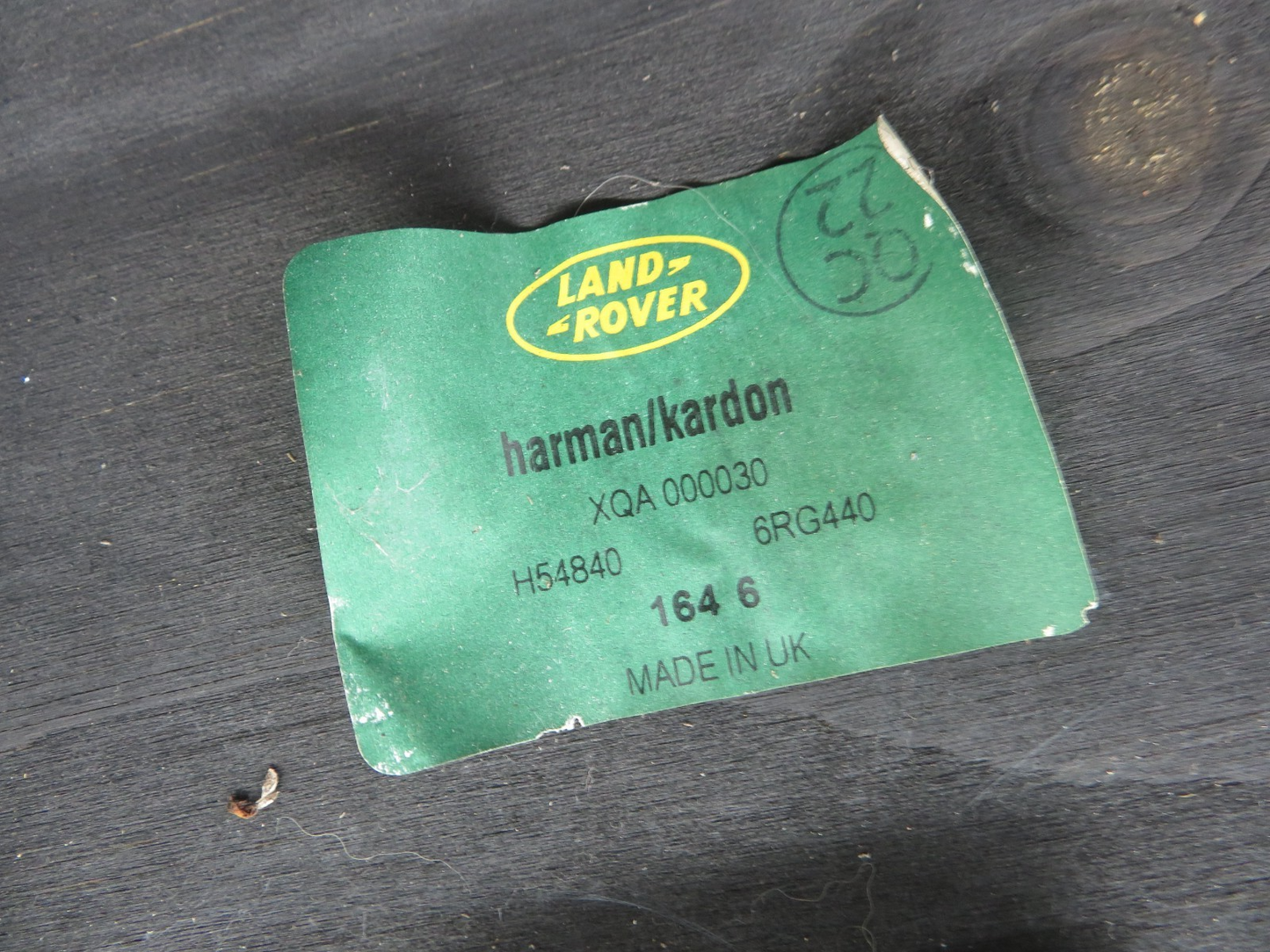 LAND ROVER FREELANDER 1 HARMON KARDON BOOT SUBWOOFER XQA000030 2004-2006