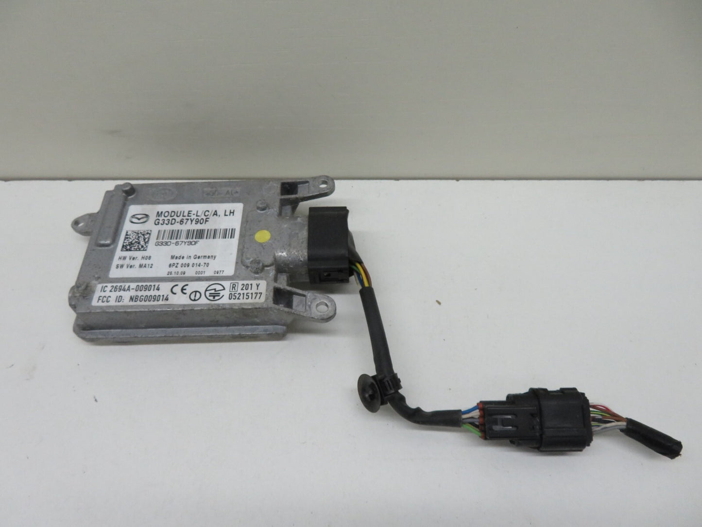 MAZDA CX7 NS PASSENGER BLIND SPOT MODULE G33D-67Y90F 2008-2012 1629-14