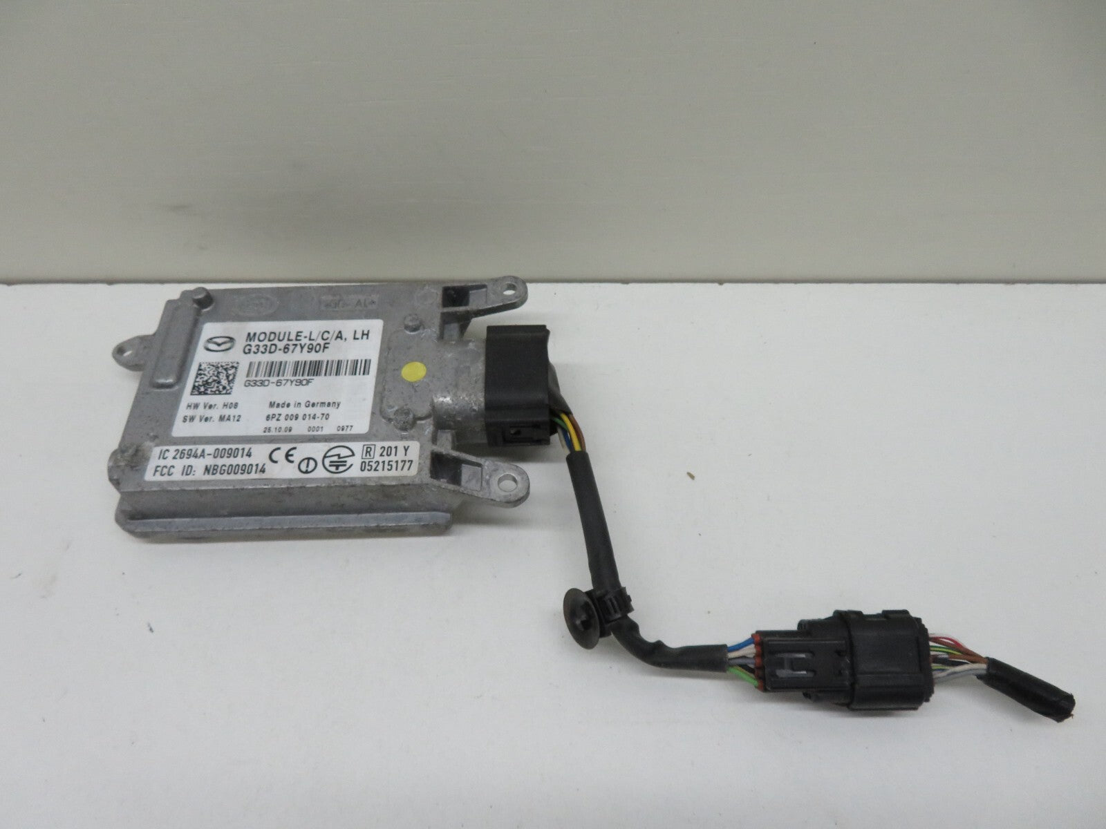 MAZDA CX7 NS PASSENGER BLIND SPOT MODULE G33D-67Y90F 2008-2012 1629-14