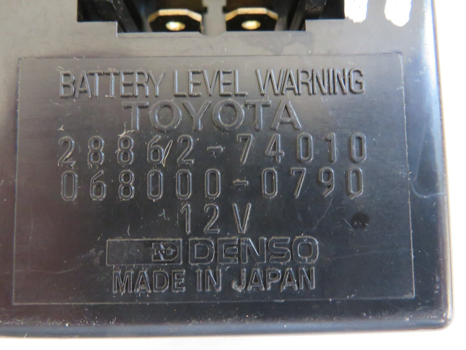TOYOTA MR2 MK2 SW20 BATTERY LEVEL WARNING RELAY 28862-74010 AM1206-17