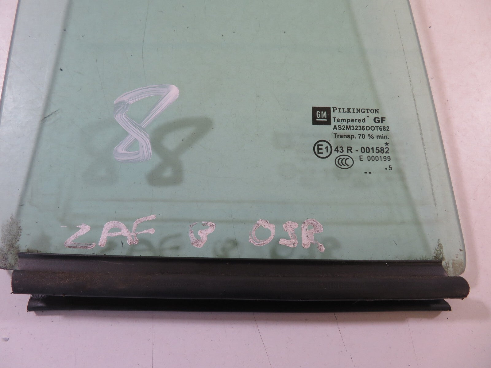 VAUXHALL ZAFIRA B OSR QUARTER GLASS RIGHT REAR DOOR GLASS 2005-2009 misc1659-8