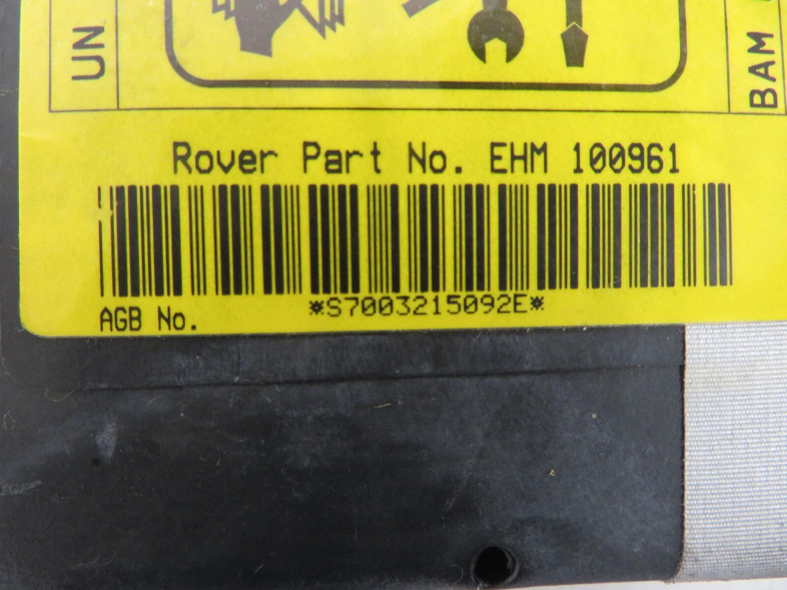 ROVER 75 OS FRONT SEAT AIR BAG EHM100961 1999-2005 1626-10