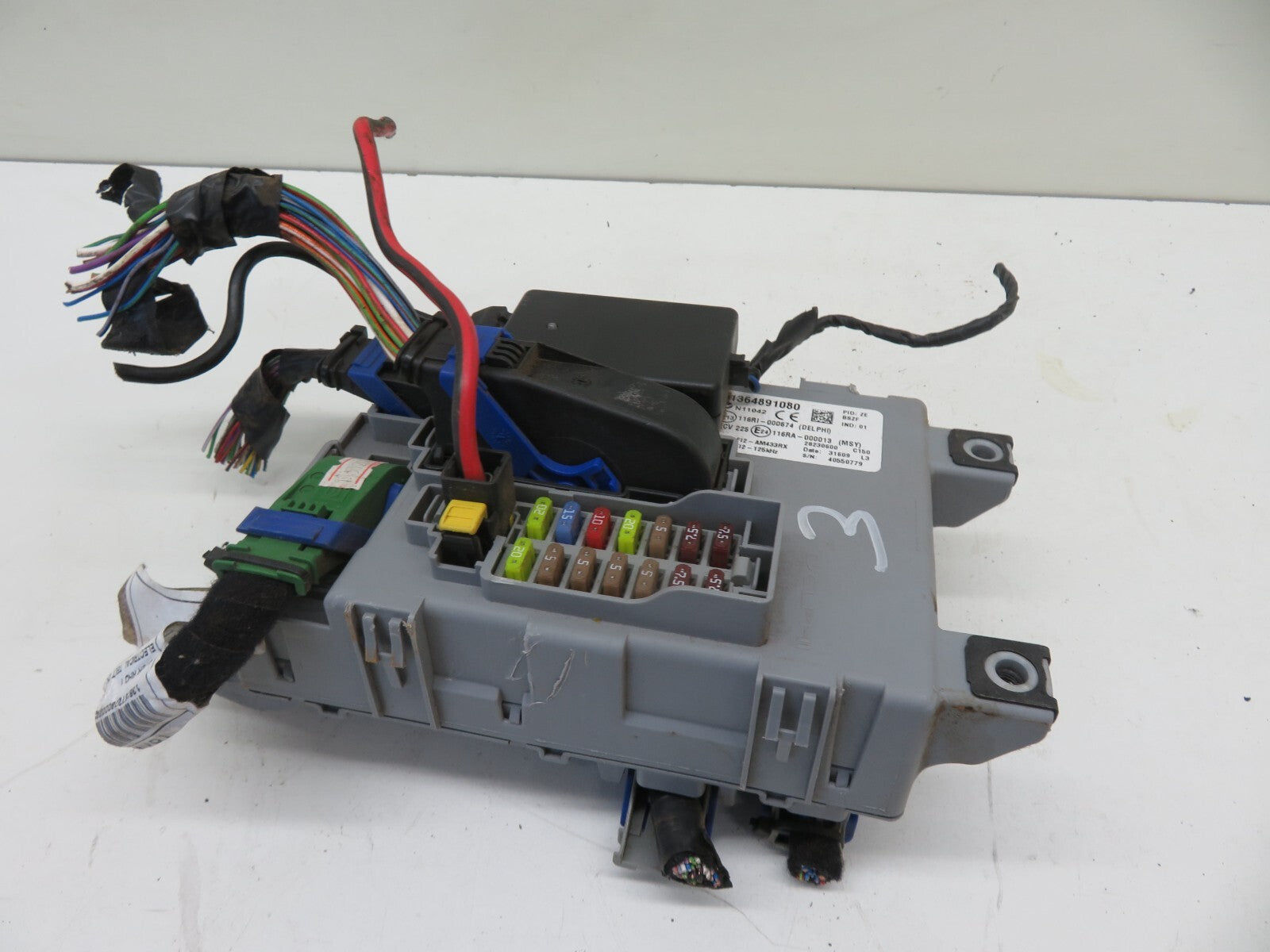 PEUGEOT BIPPER BODY CONTROL MODULE BCM 1364891080 2008-2015 1711-3