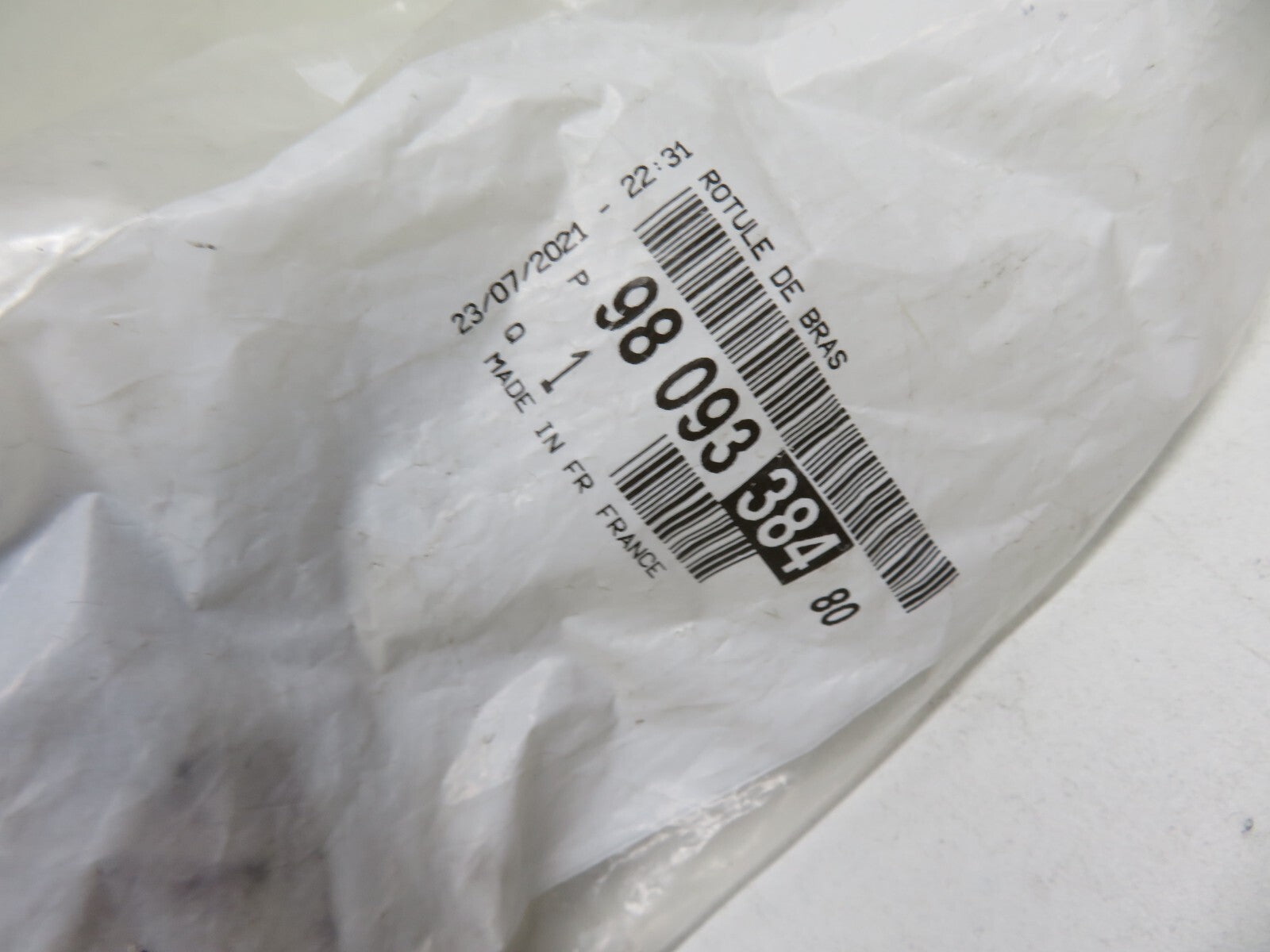 PEUGEOT 2008 FRONT LOWER BALL JOINT 9809338480