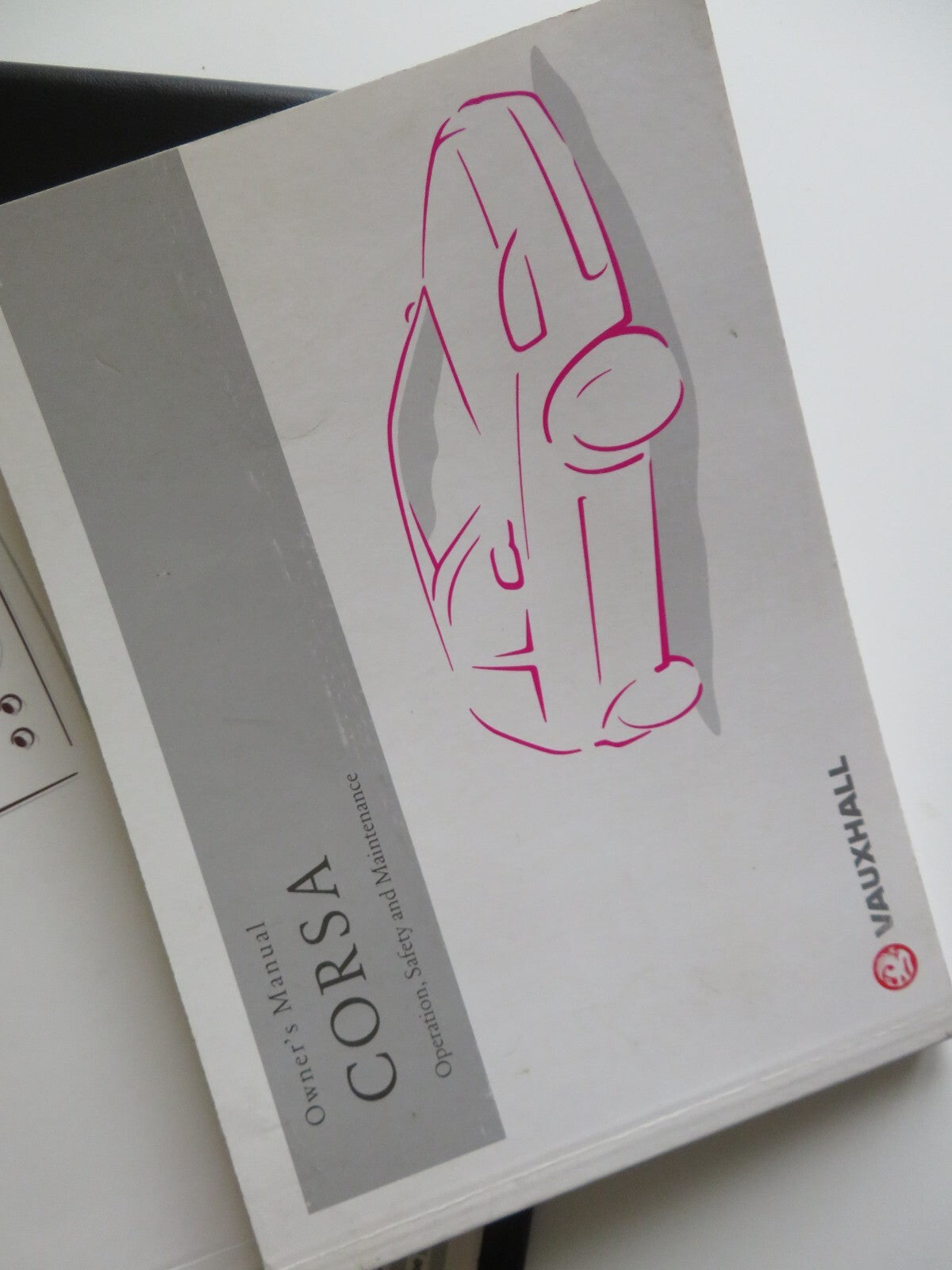 VAUXHALL CORSA C OWNERS MANUAL WITH FOLDER 2000-2006 HM4-4