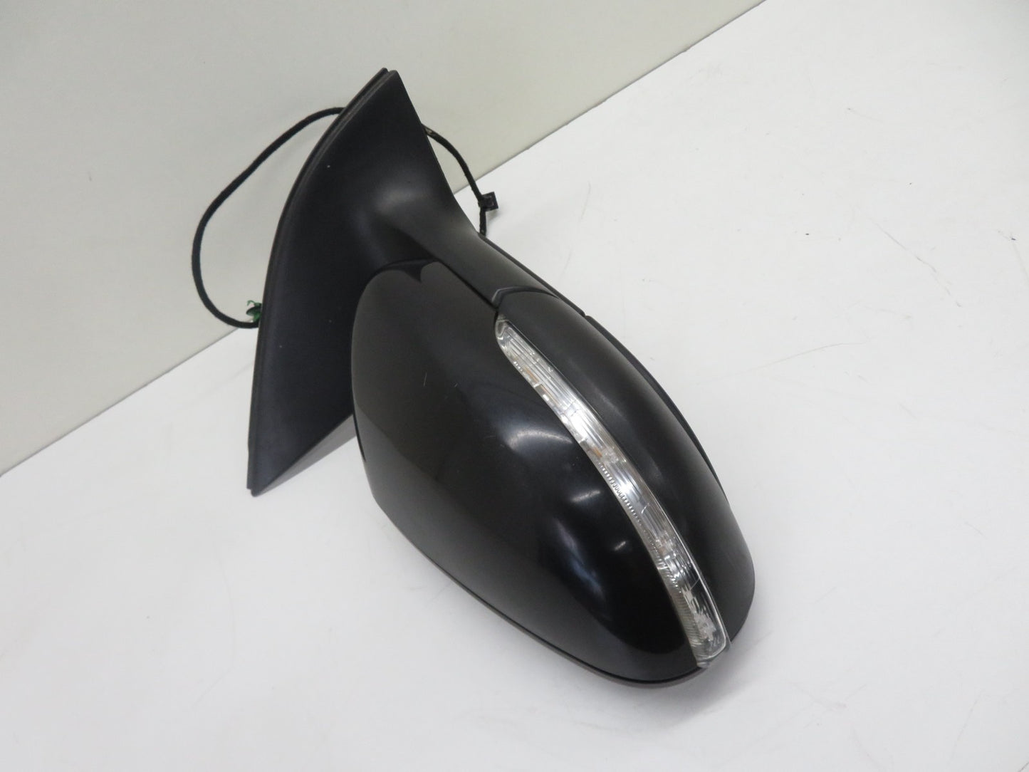 VW GOLF MK6 OS DRIVER SIDE DOOR WING MIRROR BLACK 2009-2013 1500-4