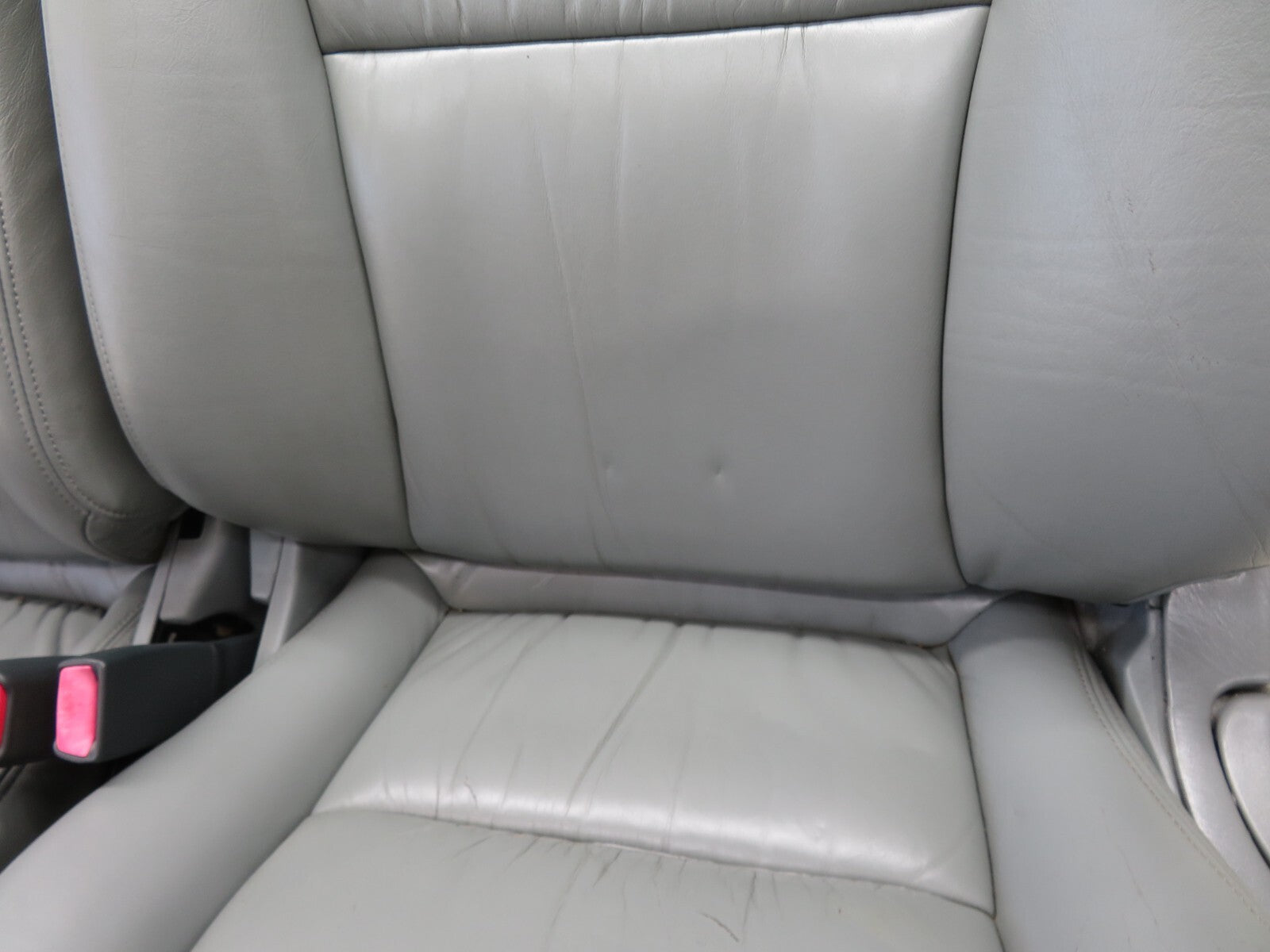TOYOTA LEXUS SOARER SC400 FRONT GREY LEATHER SEATS PAIR (SEE PHOTOS)  1991-1999