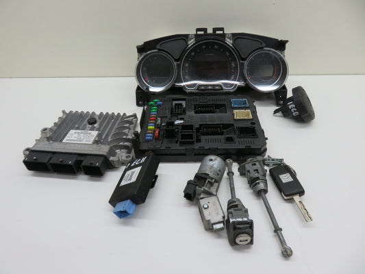 CITROEN C5 X7 ENGINE ECU LOCK SET 9663548180 2008-2015 1528