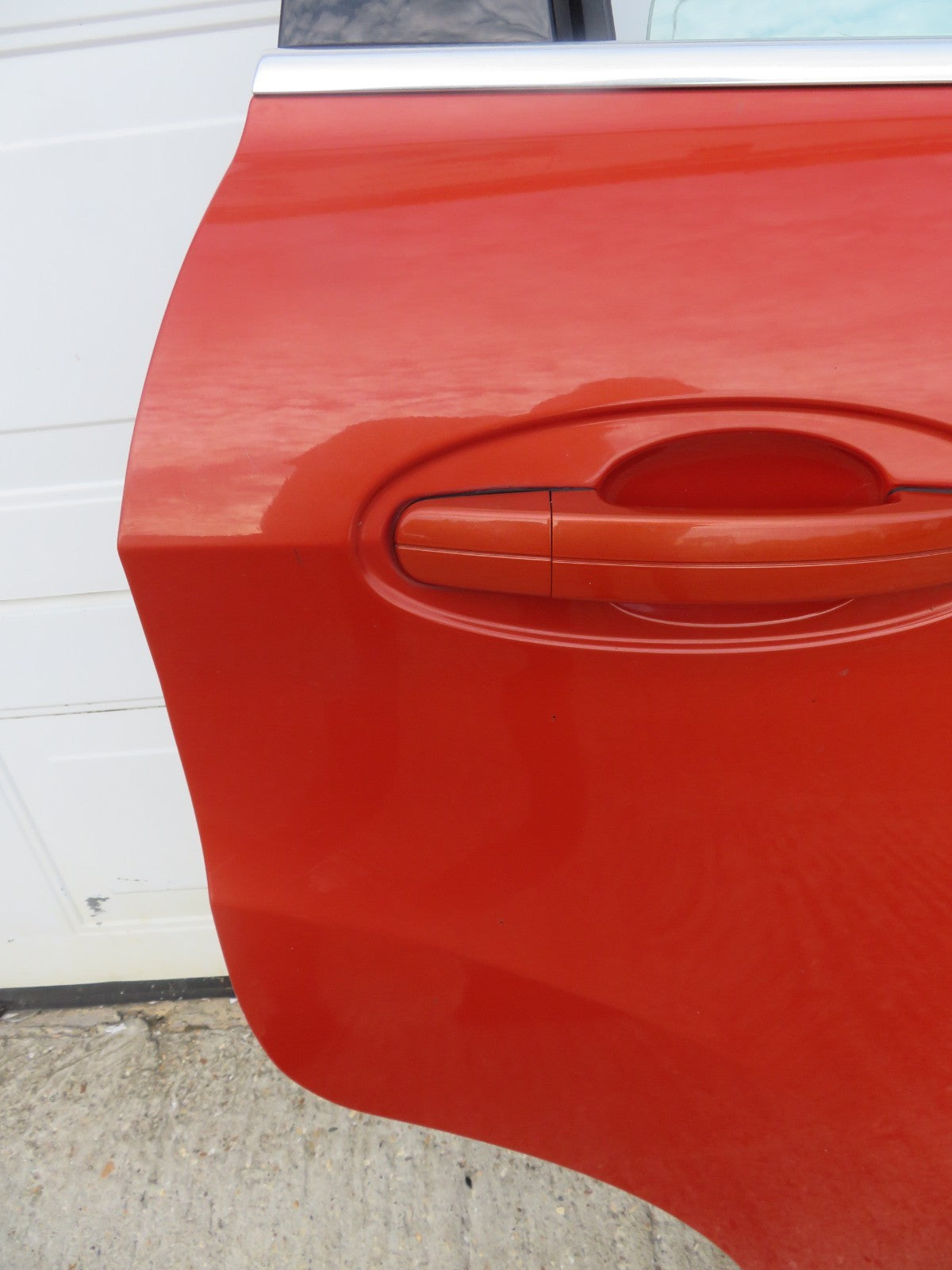 FORD CMAX C MAX OSR DRIVER REAR DOOR IN ORANGE 2010-2015 (SEE PHOTOS)