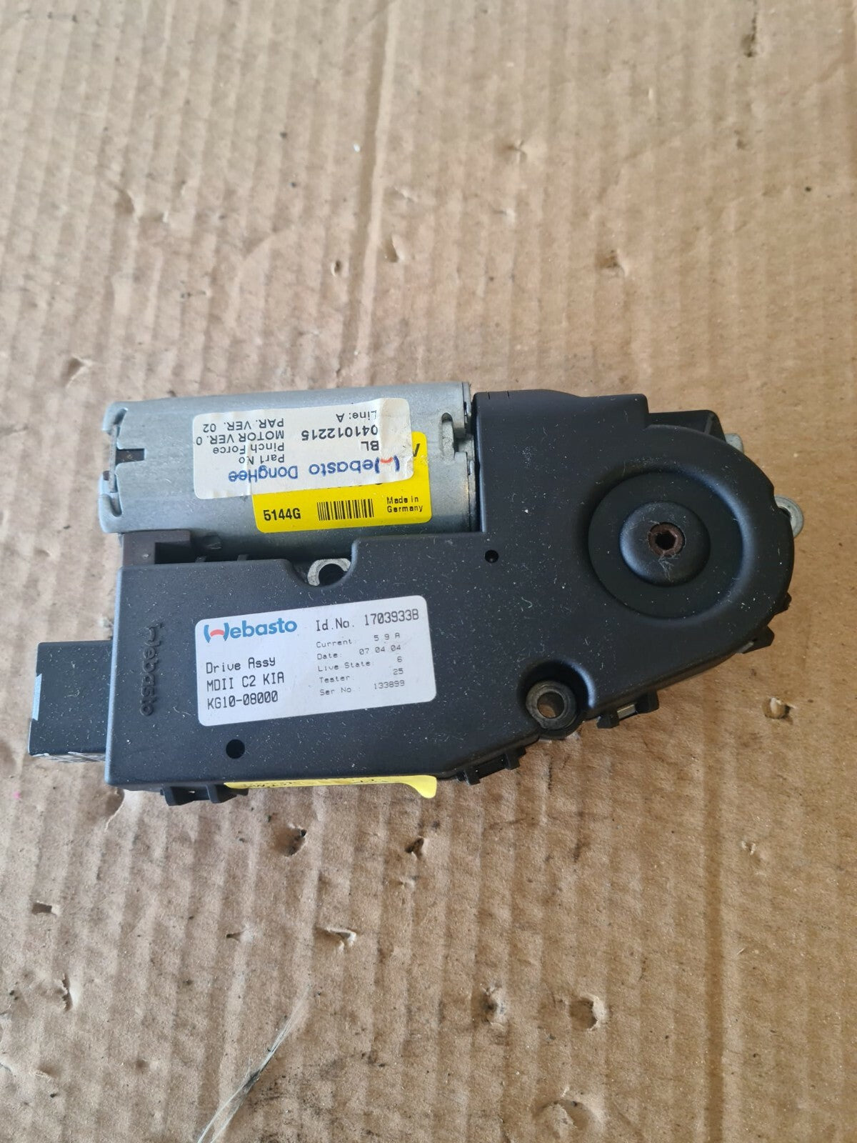 KIA SORENTO SUNROOF MOTOR 2002-2009 A54