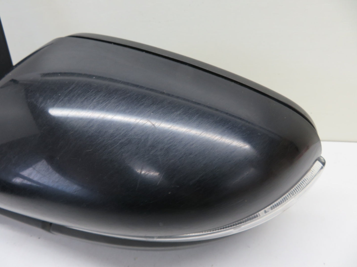 VW GOLF MK6 NS PASSENGER DOOR WING MIRROR BLACK 5DR 2009-2013 1546-6