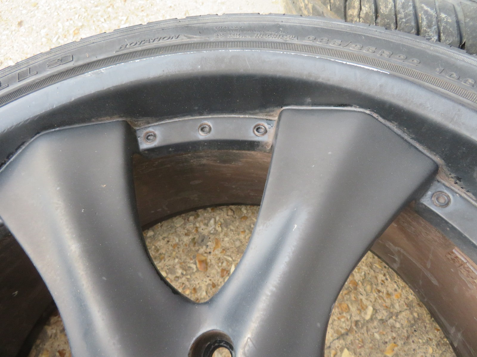 VEMIRI ARNAGE 22" ALLOY WHEELS WITH TYRES (SEE PHOTOS, NEED REFURB) 5 X 130 PCD