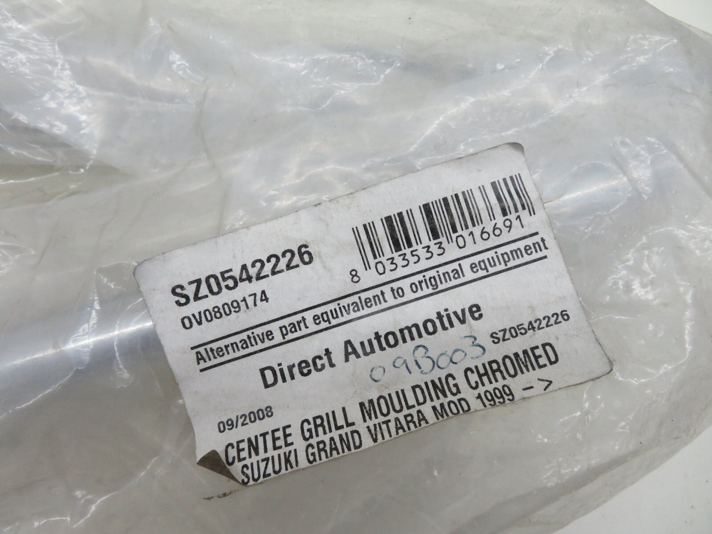 FRONT BUMPER MOULDING TRIM FOR SUZUKI GRAND VITARA SZ0542226 1998-2006