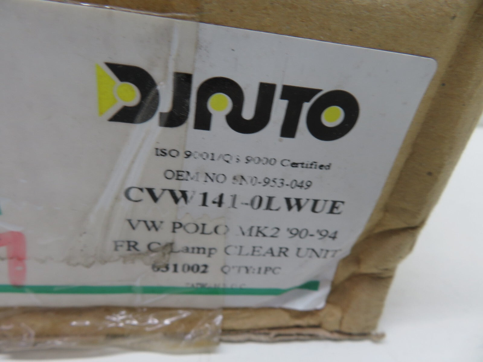 NS PASSENGER LH INDICATOR LIGHT FOR VOLKSWAGEN POLO 1990-1994 #157