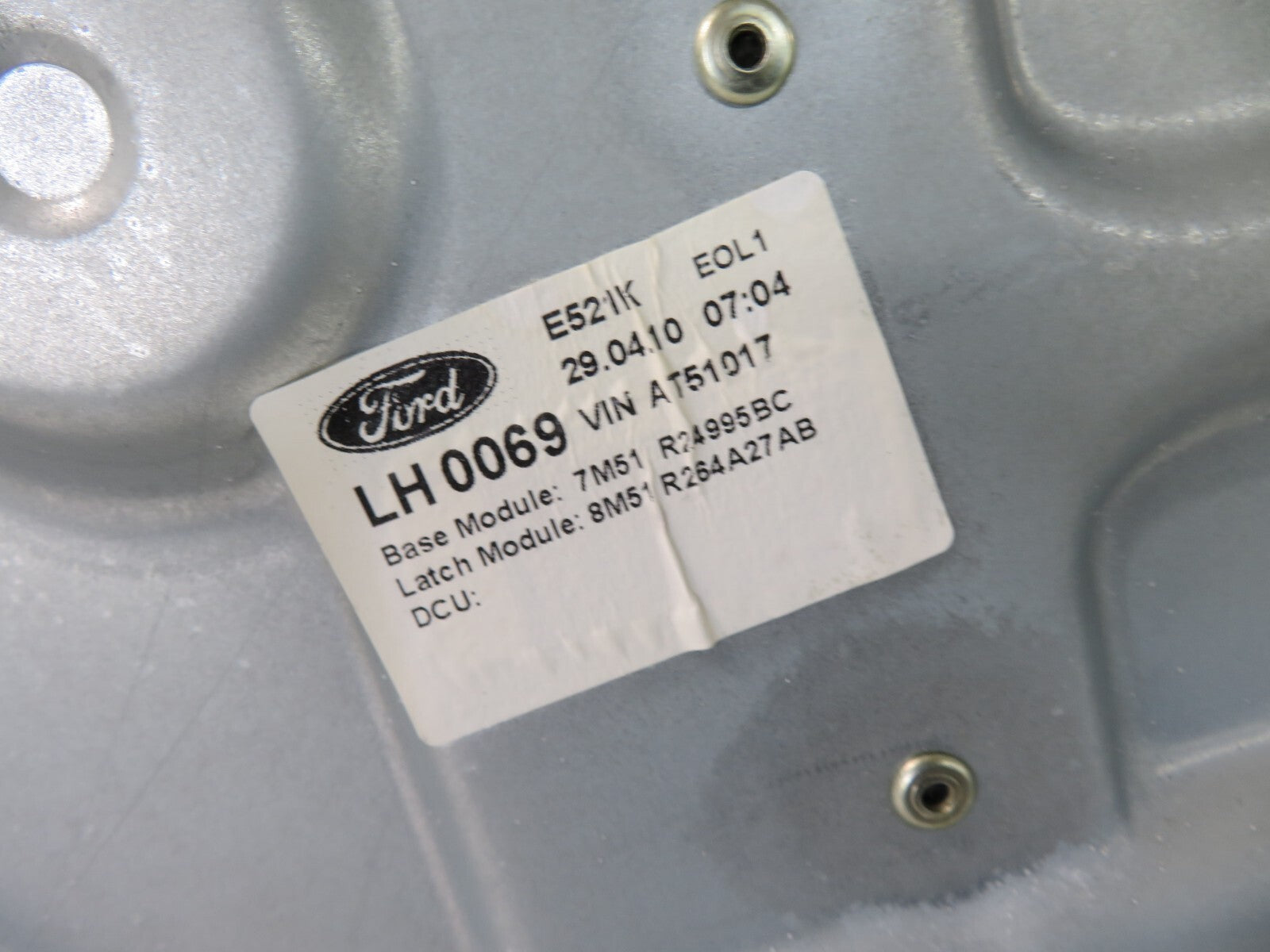 FORD C-MAX NSR MANUAL WINDOW REGULATOR 2006-2010