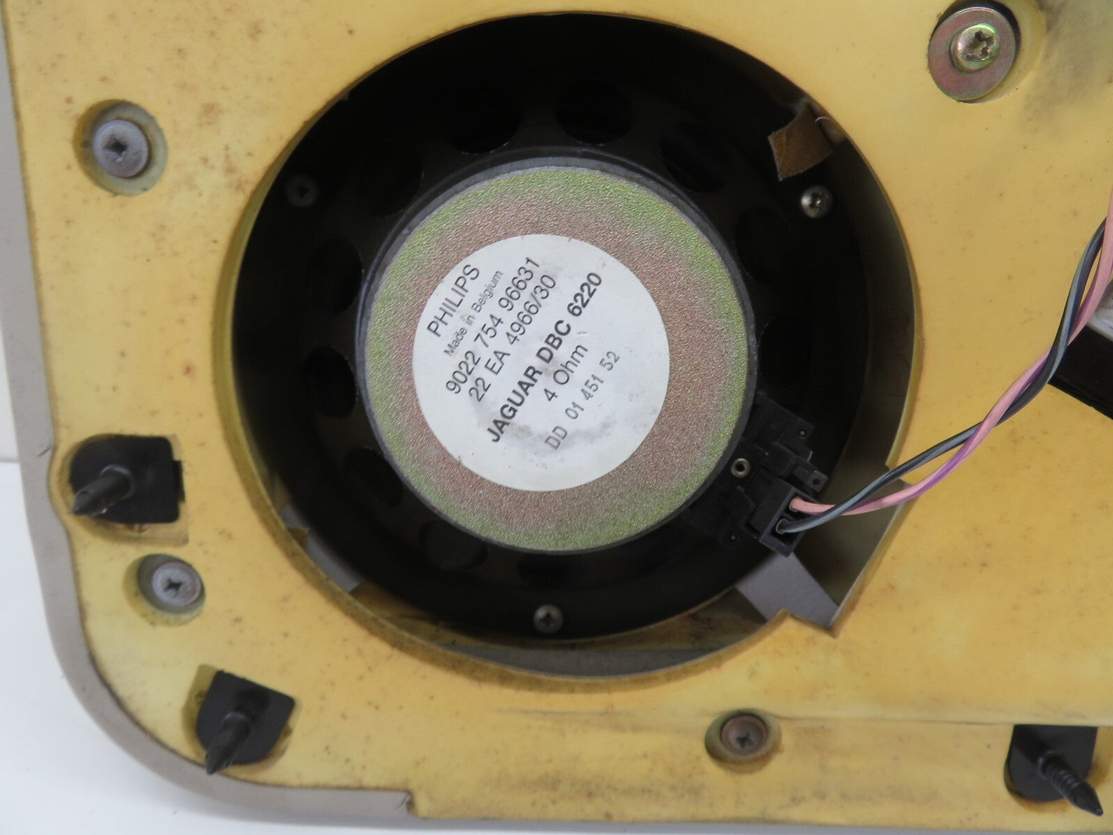 JAGUAR XJR NSR REAR PASSENGER INTERIOR DOOR PANEL WITH SPEAKER ASHTRAY 1994-2001