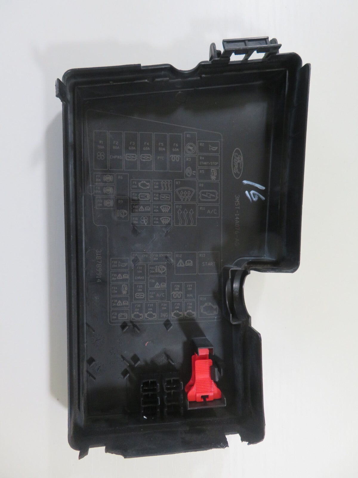 FORD FOCUS MK2 ENGINE BAY FUSE BOX COVER 3M5T-14A076-AG 2004-2011 1744-16