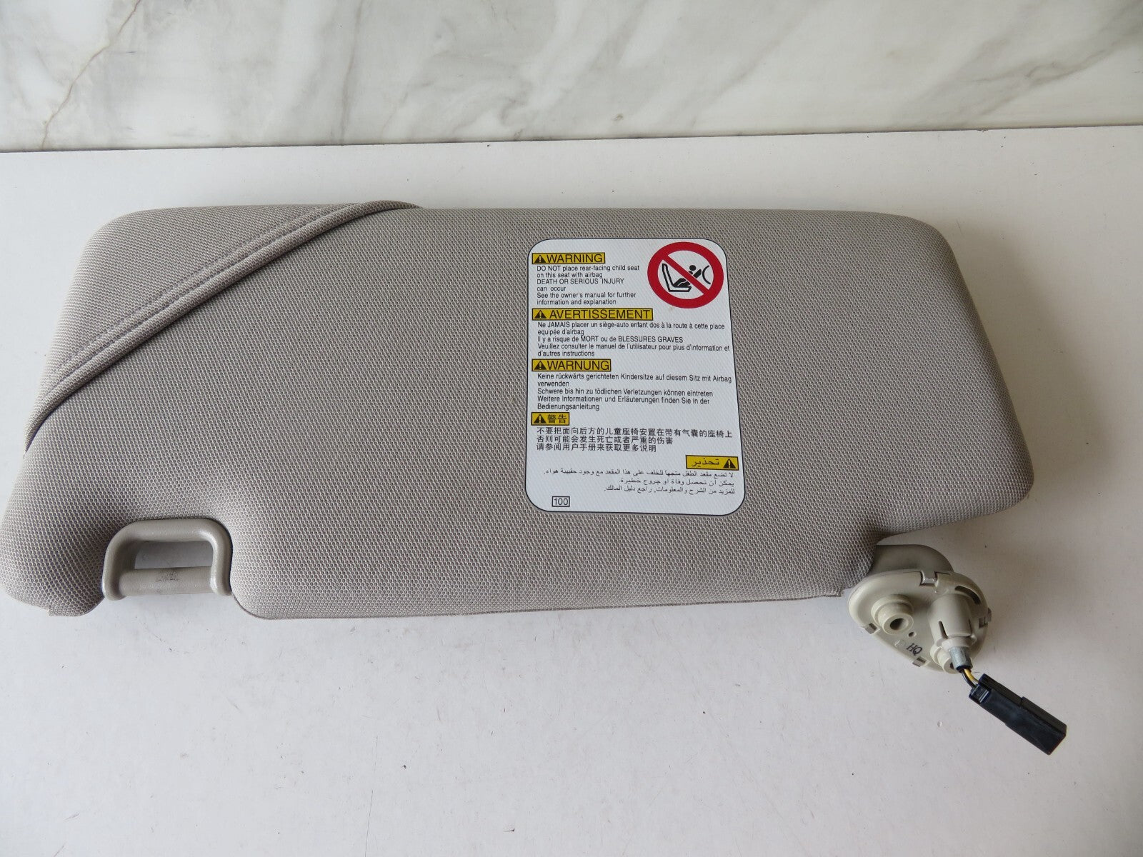 SUBARU LEGACY OUTBACK OS DRIVER SIDE SUN VISOR 2003-2007 AMS1455