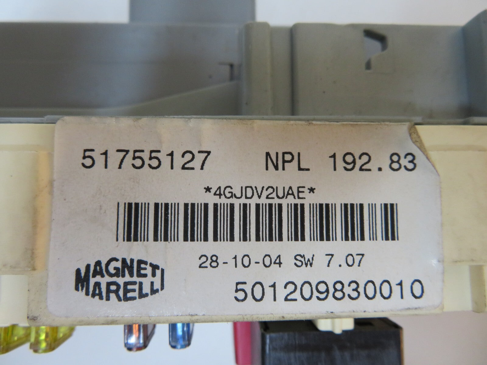 FIAT STILO 1.6 FUSE BOX 51755127 2001-2007 AMS1