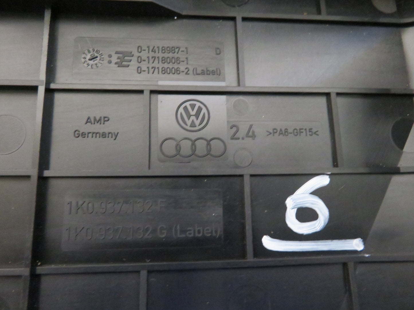 SKODA OCTAVIA ENGINE FUSE BOX COVER LID 1K0937132F 2006-2013 1214-6