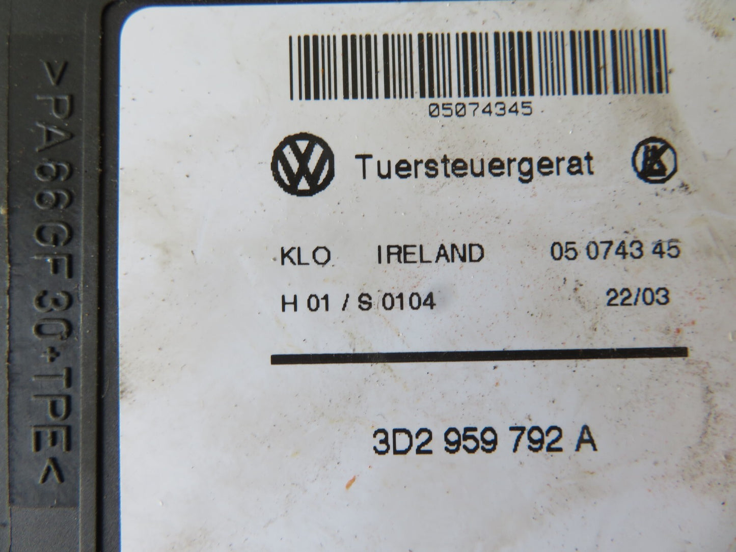 PORSCHE CAYENNE 955 NSF WINDOW MOTOR 3d2959792a 2000-2004 AMS1020 SA