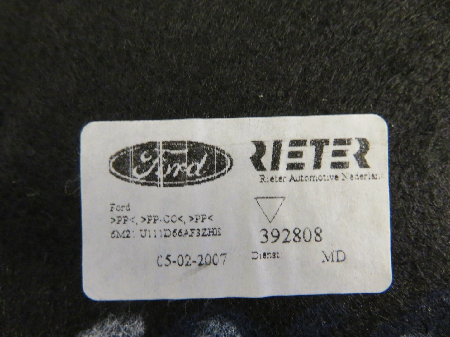 FORD GALAXY MK3 FOOTWELL FLOOR BOARD 2007-2010 AMS1536