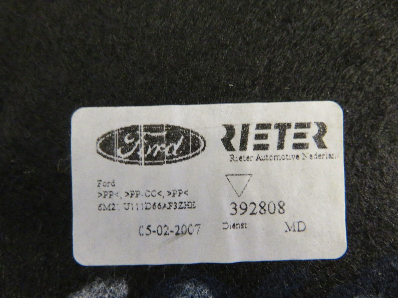 FORD GALAXY MK3 FOOTWELL FLOOR BOARD 2007-2010 AMS1536