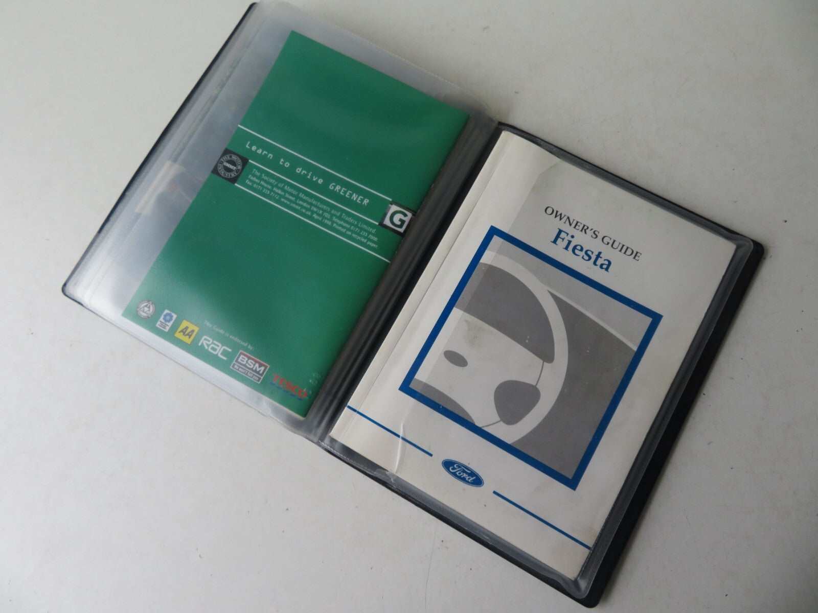 FORD FIESTA MK4 OWNERS MANUAL WITH FOLDER 1995-2002 A1030-7