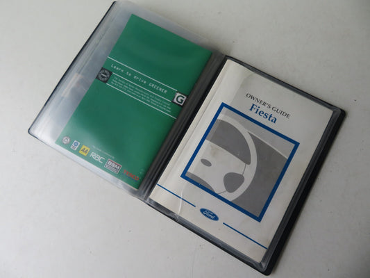 FORD FIESTA MK4 OWNERS MANUAL WITH FOLDER 1995-2002 A1030-7