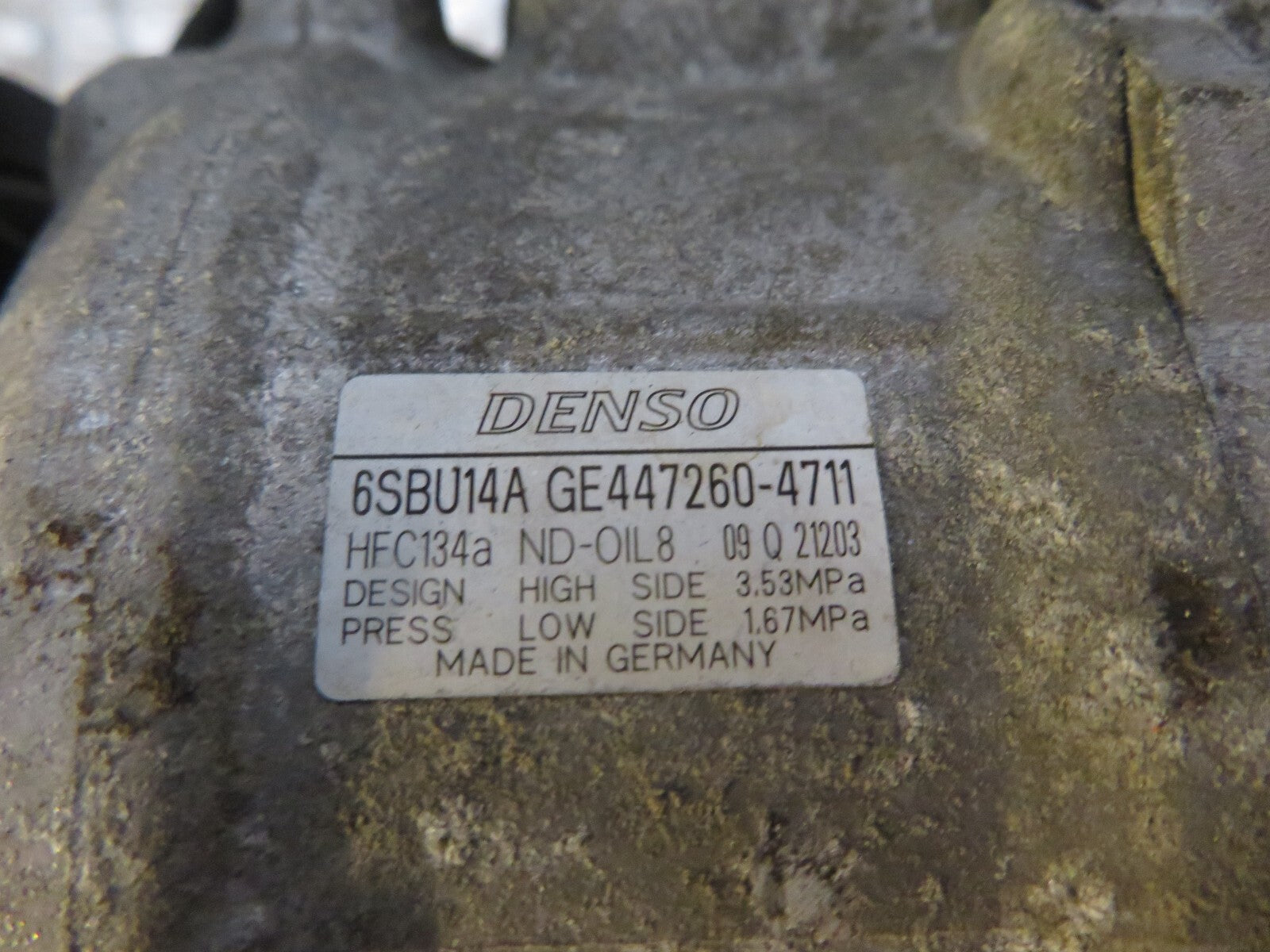 BMW 1 SERIES F20 118D AIR CON A/C PUMP 6SBU14A 2011-2015