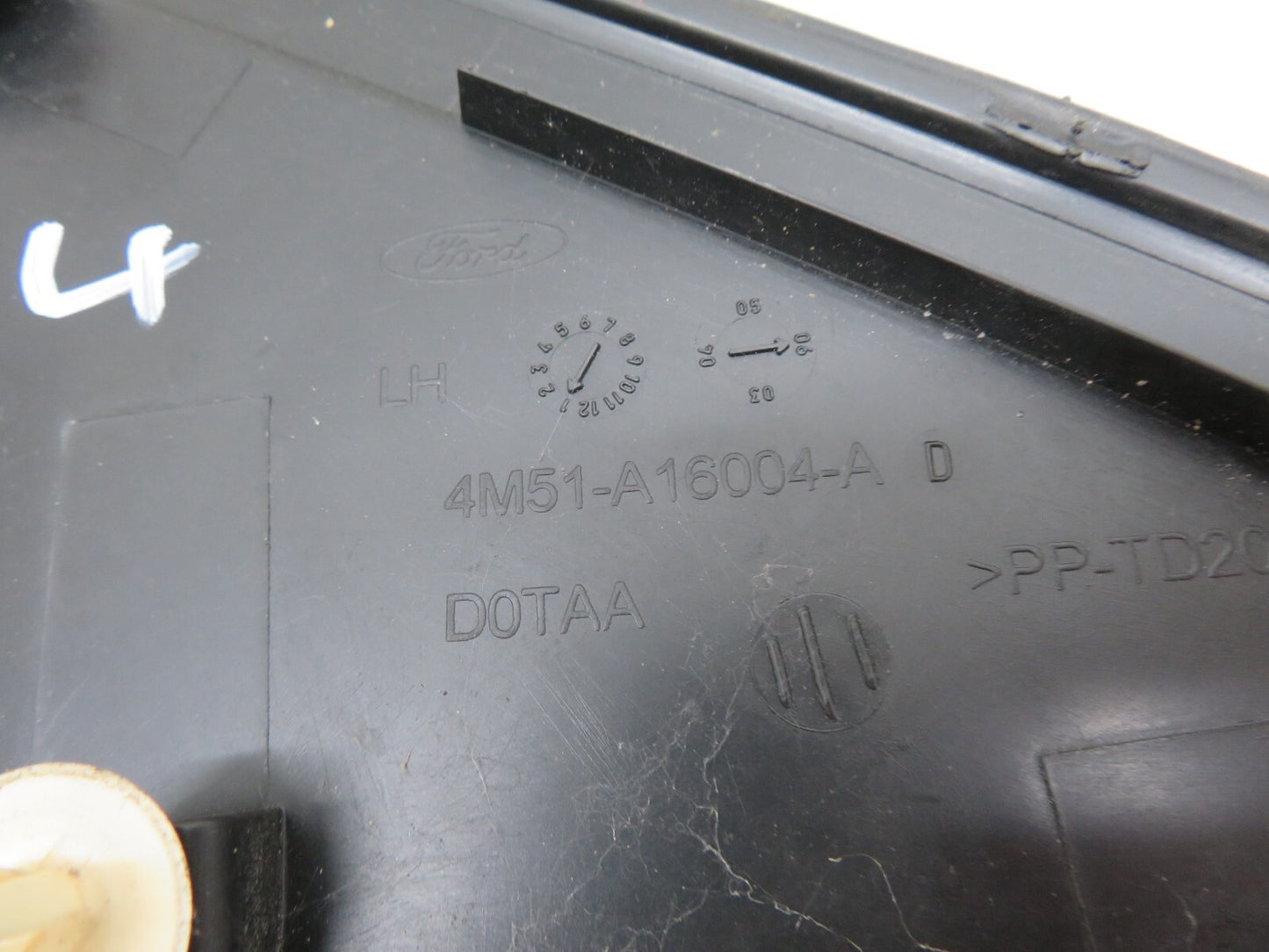 FORD FOCUS ST225 NS PASSENGER DOOR MIRROR TRIM 4M51-A16004-AD 2005-2010 #1411-4