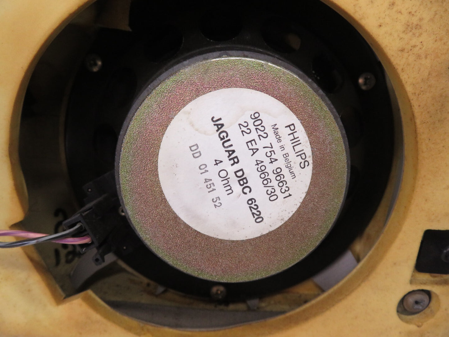 JAGUAR XJR OSR REAR RIGHT INTERIOR DOOR PANEL WITH SPEAKER ASHTRAY 1994-2001