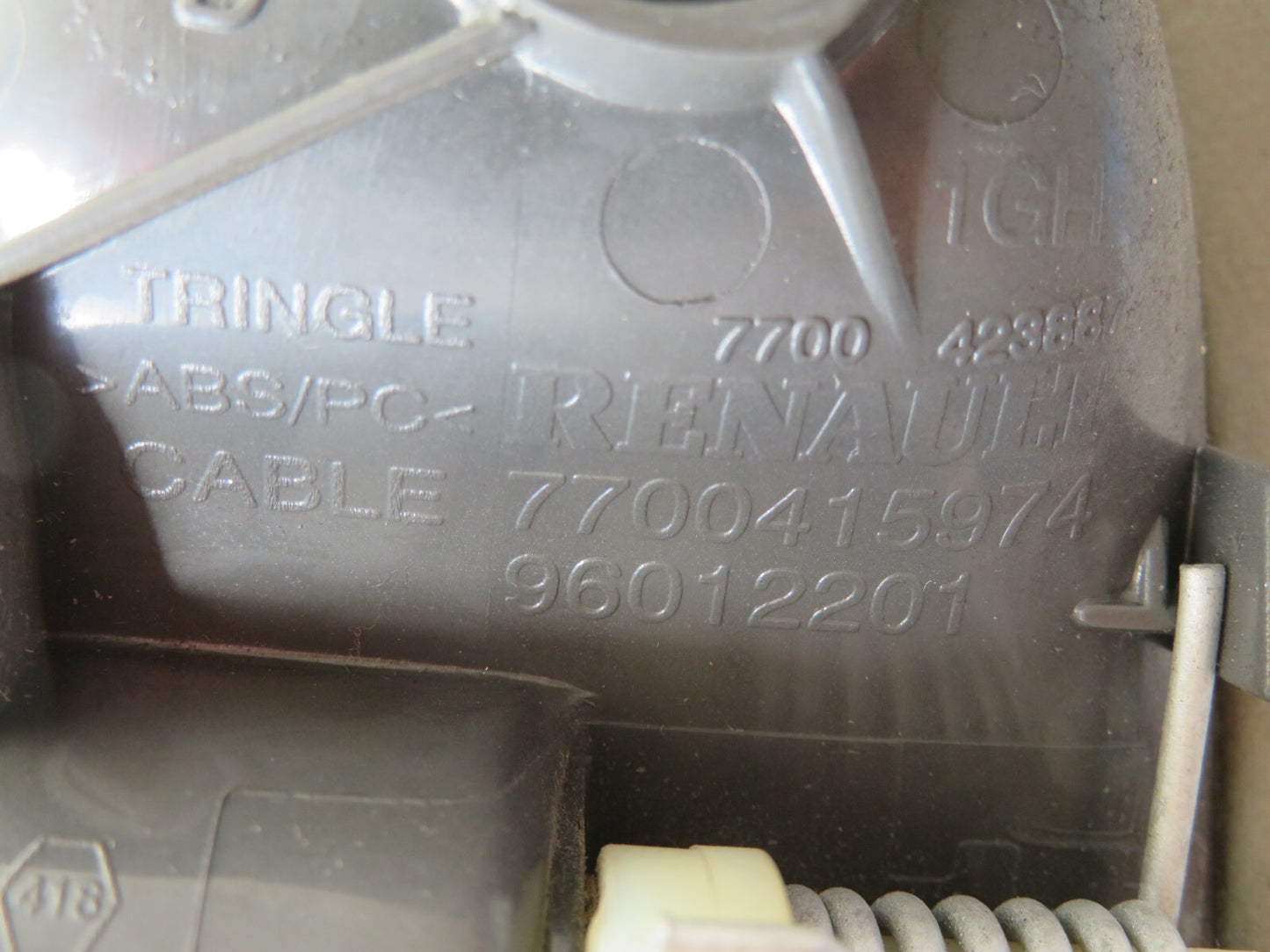 RENAULT SCENIC MK1 NS PASSENGER INTERIOR DOOR HANDLE 96012201 1999-03 AMS1523-2