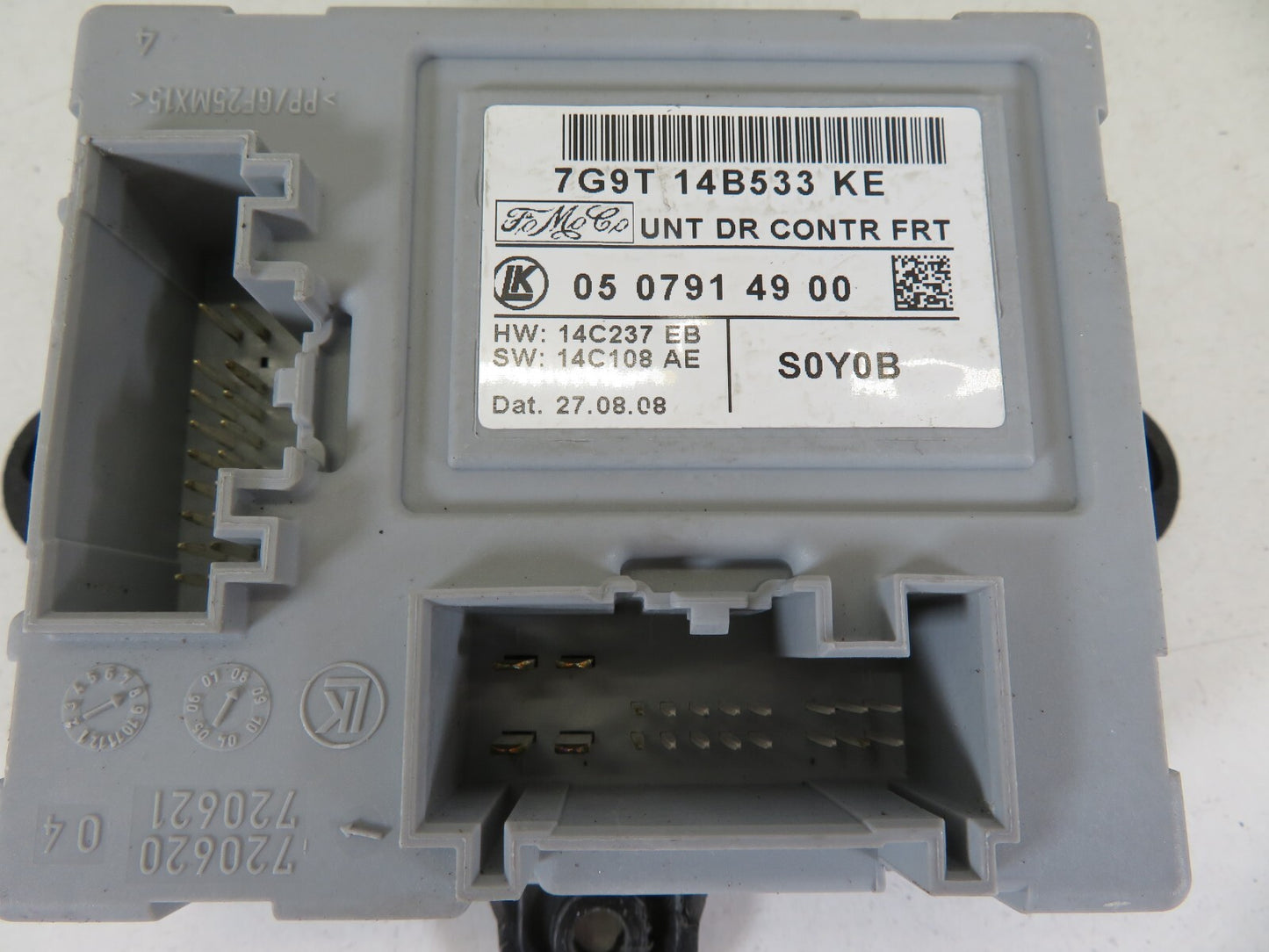 FORD MONDEO MK4 NSF DOOR MODULE 7G9T-14B533-KE 2006-2010 A1201-14