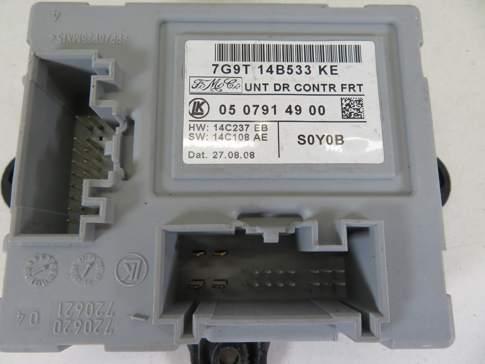 FORD MONDEO MK4 NSF DOOR MODULE 7G9T-14B533-KE 2006-2010 A1201-14