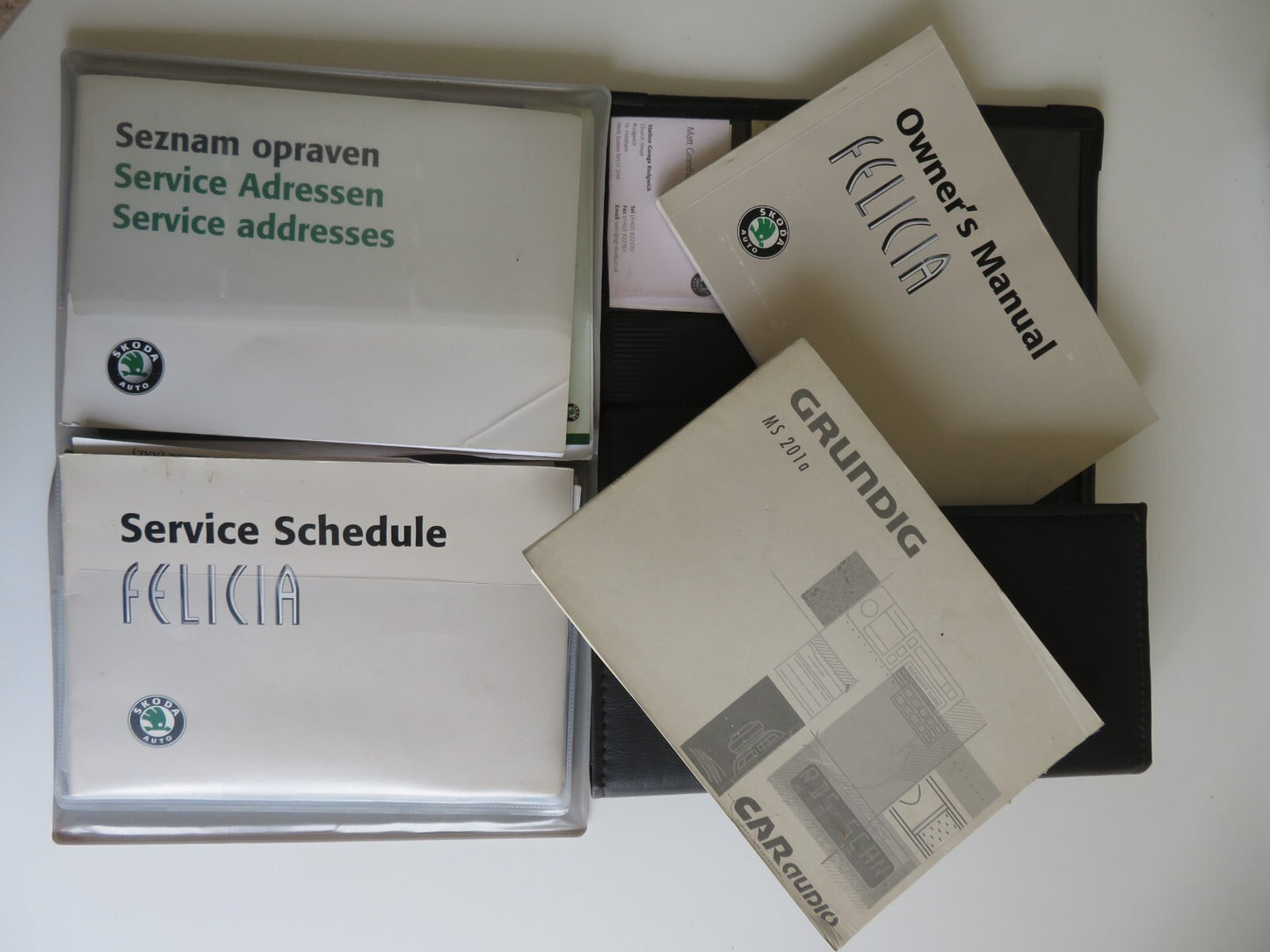 SKODA FELICA OWNERS MANUAL WITH FOLDER 1994-2001 HM-10