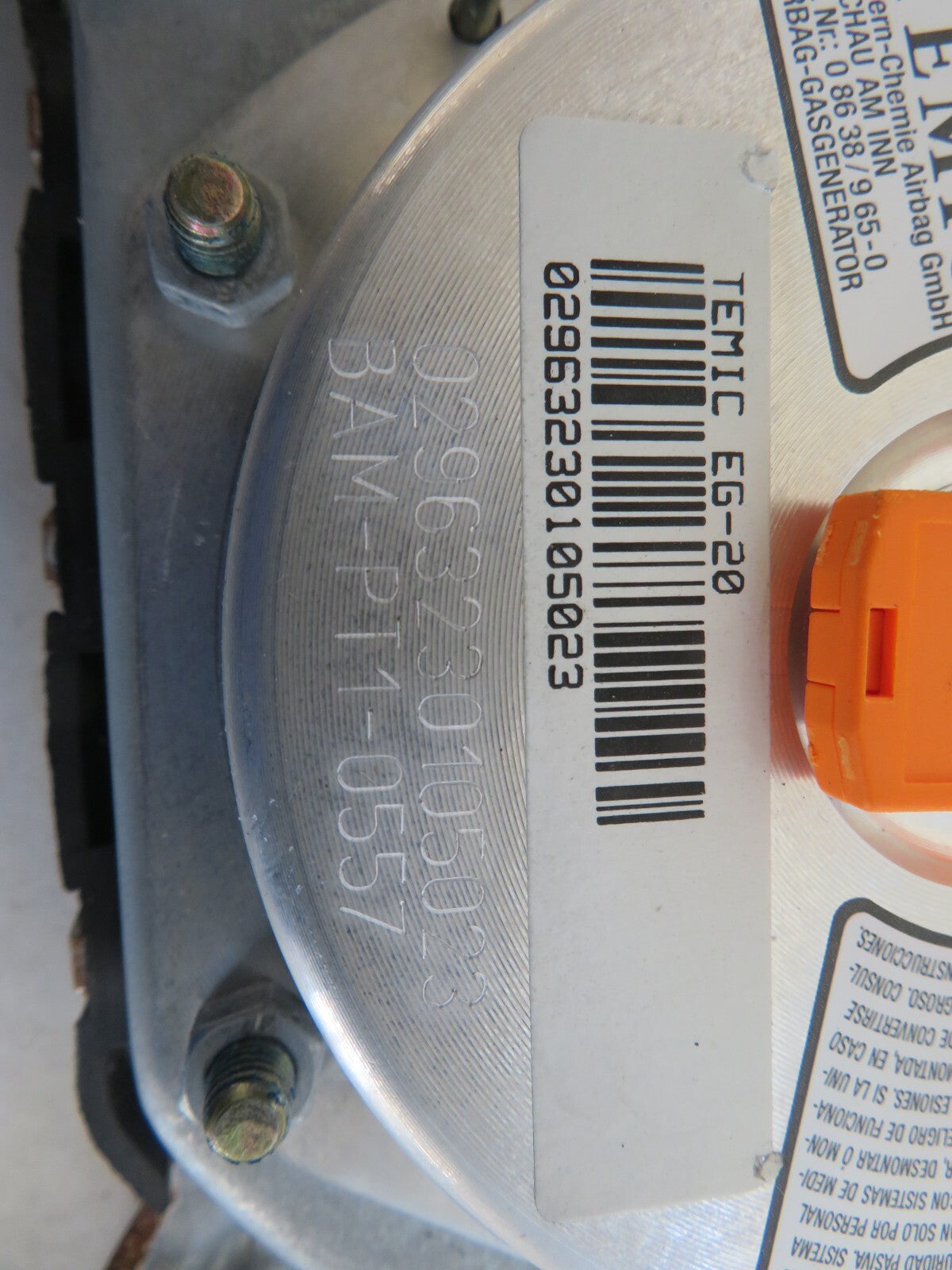 BMW 5 SERIES E39 OSF DOOR SIDE BAG MODULE 3482088061 1996-2003 1518-5