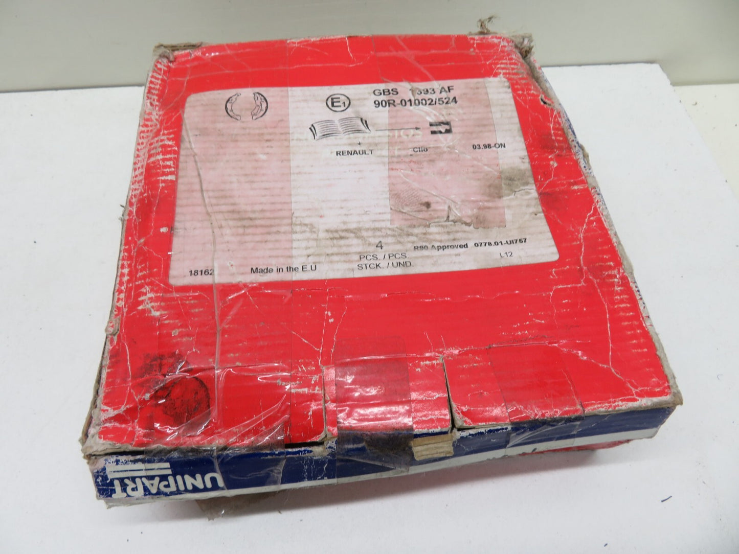 REAR BRAKE SHOES FOR RENAULT CLIO UNIPART GBS1393AF 1998-2001