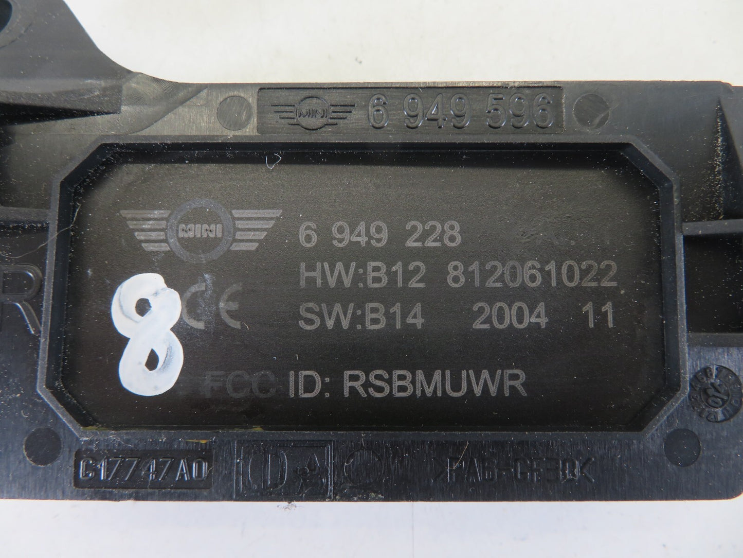 BMW MINI COOPER R52 ALARM MODULE 6949228 2004-2006 A2018-8