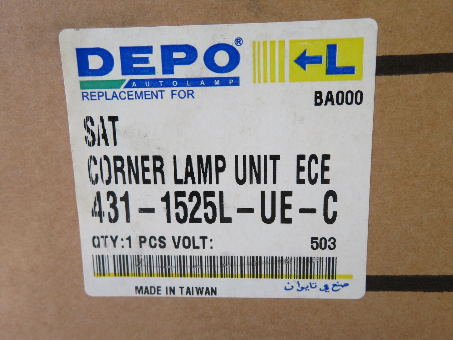 DEPO NS LH PASSENGER INDICATOR LIGHT FOR FORD GALAXY 431-1525L-UE-C 1995-06 #RS1