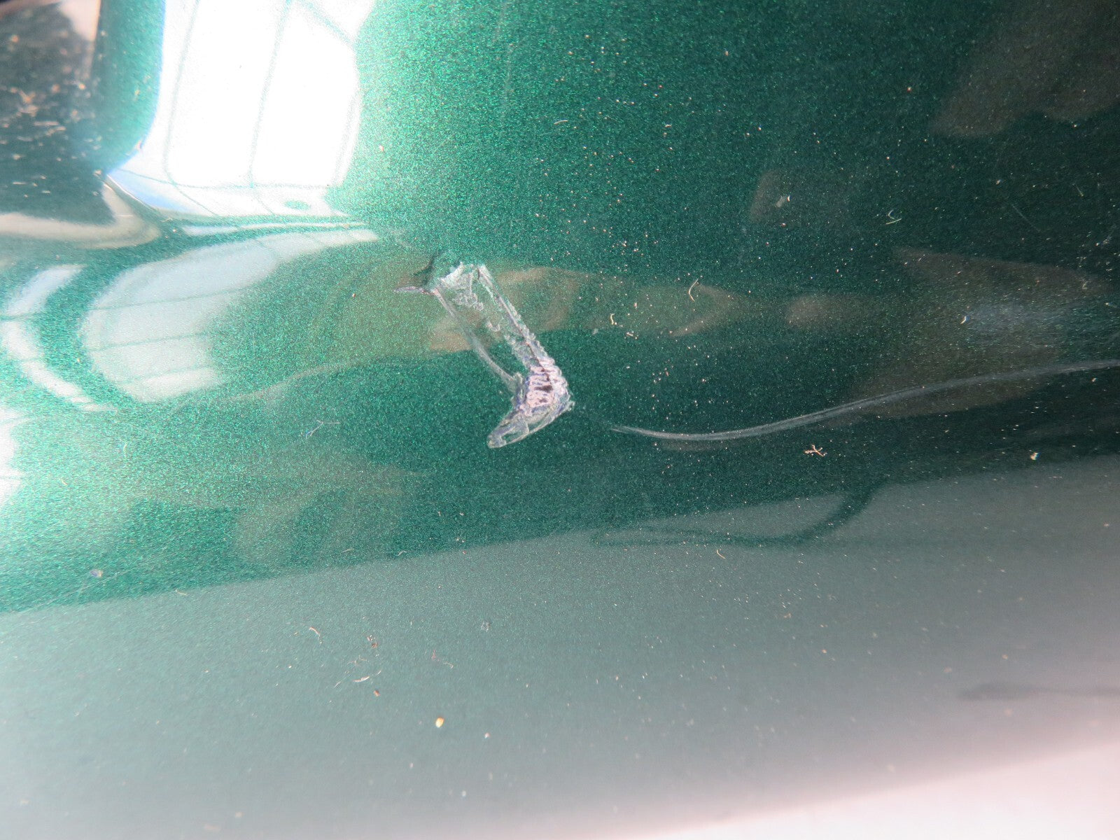 RENAULT CLIO MK2 NS PASSENGER DOOR  WING MIRROR GREEN 2001-2006 A1158-15