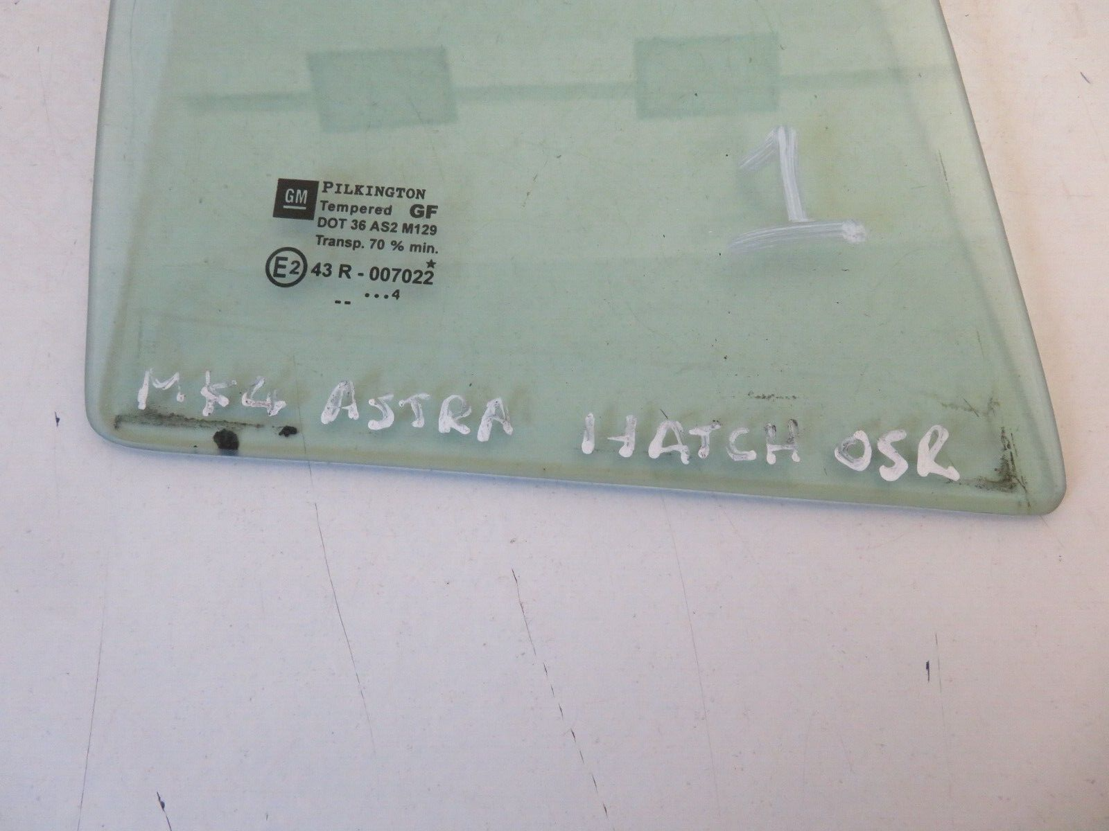 VAUXHALL ASTRA G MK4 HATCHBACK OSR DRIVER REAR WINDOW GLASS 1998-2004 misc1659